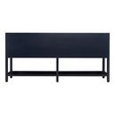 Signature Hardware Midnight Navy Blue 72 in. Floor Mount Vanity 