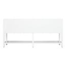 Signature Hardware Bright White 72 in. Floor Mount Vanity 