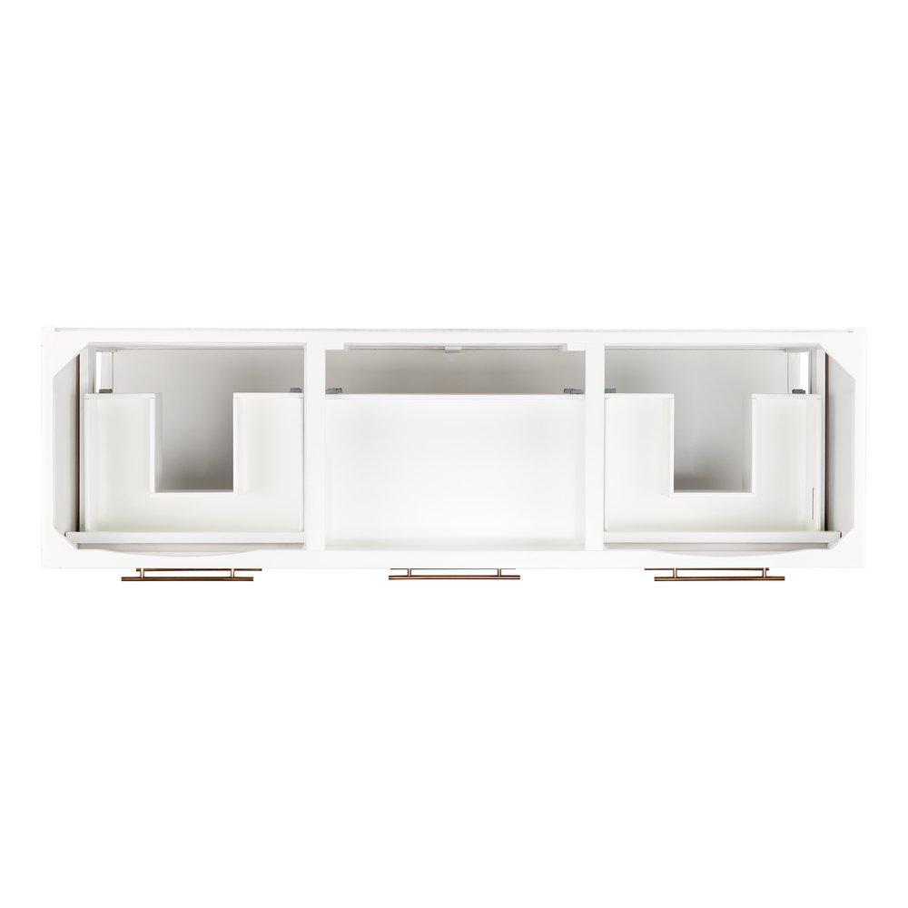 Signature Hardware Bright White 72 in. Floor Mount Vanity 