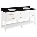 Signature Hardware Bright White 72 in. Floor Mount Vanity 
