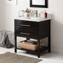 Signature Hardware Black 30 in. Floor Mount Vanity 