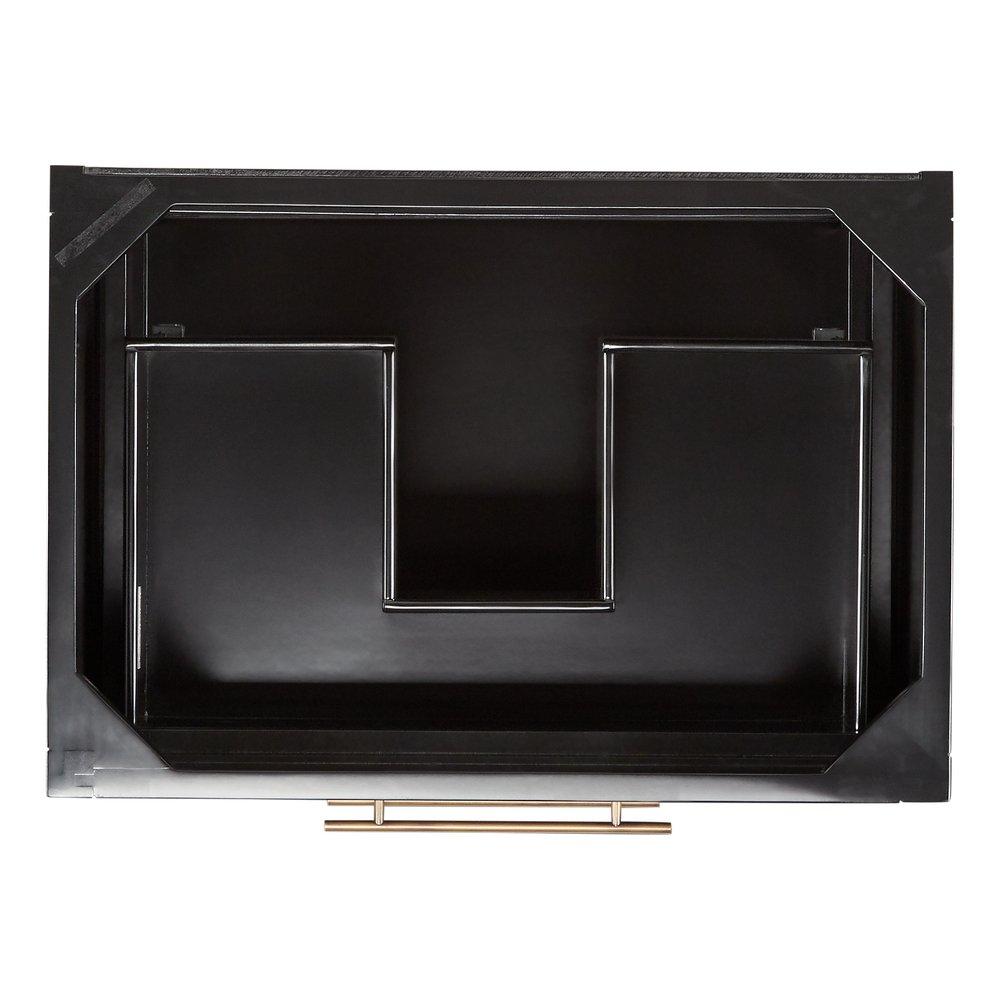 Signature Hardware Black 30 in. Floor Mount Vanity 