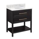 Signature Hardware Black 30 in. Floor Mount Vanity 
