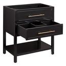 Signature Hardware Black 30 in. Floor Mount Vanity 