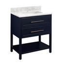 Signature Hardware Midnight Navy Blue 30 in. Floor Mount Vanity 