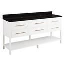 Signature Hardware Bright White 72 in. Floor Mount Vanity 