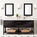 Signature Hardware Black 72 in. Floor Mount Vanity 