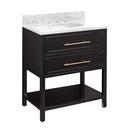 Signature Hardware Black 30 in. Floor Mount Vanity 