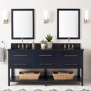 Signature Hardware Midnight Navy Blue 72 in. Floor Mount Vanity 