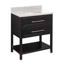 Signature Hardware Black 30 in. Floor Mount Vanity 