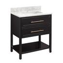 Signature Hardware Black 30 in. Floor Mount Vanity 
