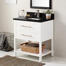 Signature Hardware Bright White 30 in. Floor Mount Vanity 