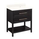 Signature Hardware Black 30 in. Floor Mount Vanity 