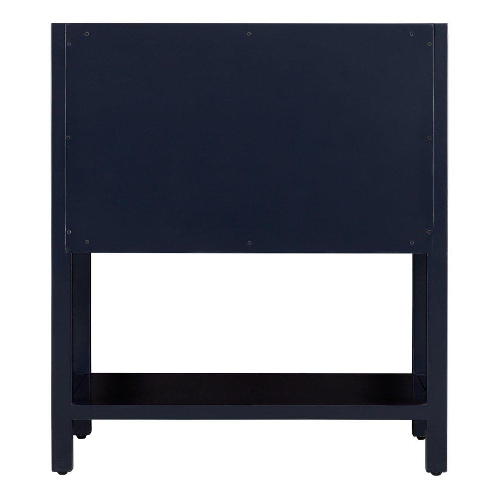 Signature Hardware Midnight Navy Blue 30 in. Floor Mount Vanity 