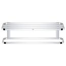 24 in. Two-tier Towel Shelf in Chrome 