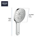 GROHE Brushed Nickel Multi Function Hand Shower 