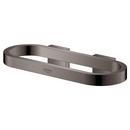 GROHE Hard Graphite Rectangular Closed Towel Ring 