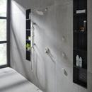 GROHE Brushed Nickel 36-5/8 in. Shower Rail 