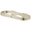 GROHE Brushed Nickel Infinity Finish Rectangular Closed Towel Ring 