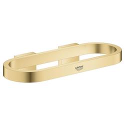 Rectangular Closed Towel Ring in Brushed Cool Sunrise