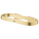 GROHE Brushed Cool Sunrise Rectangular Closed Towel Ring 