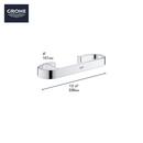 GROHE StarLight&reg; Chrome 12 in. Grab Bar 