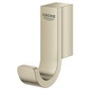 GROHE Brushed Nickel 1-Hook Robe Hook 