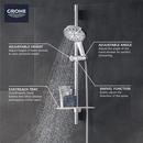 GROHE Brushed Nickel Multi Function Hand Shower 