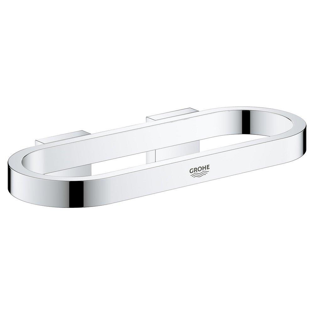 GROHE StarLight&reg; Chrome Rectangular Closed Towel Ring 
