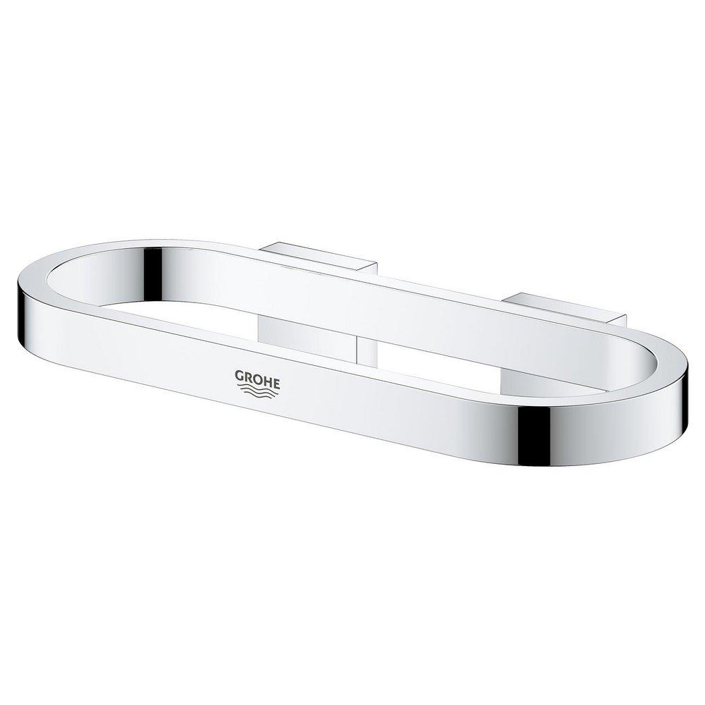 GROHE StarLight&reg; Chrome Rectangular Closed Towel Ring 