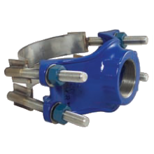 Smith-Blair 1-1/4 in. NPT Stainless Steel Double Strap Saddle 