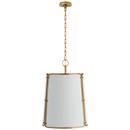 Visual Comfort & Co. Signature Hand-Rubbed Antique Brass 60W 3-Light Candelabra E-12 Incandescent Pendant Light 
