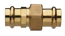 2 in. Copper Press Brass Union