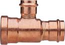 4 x 3 x 2 in. Copper Press Tee