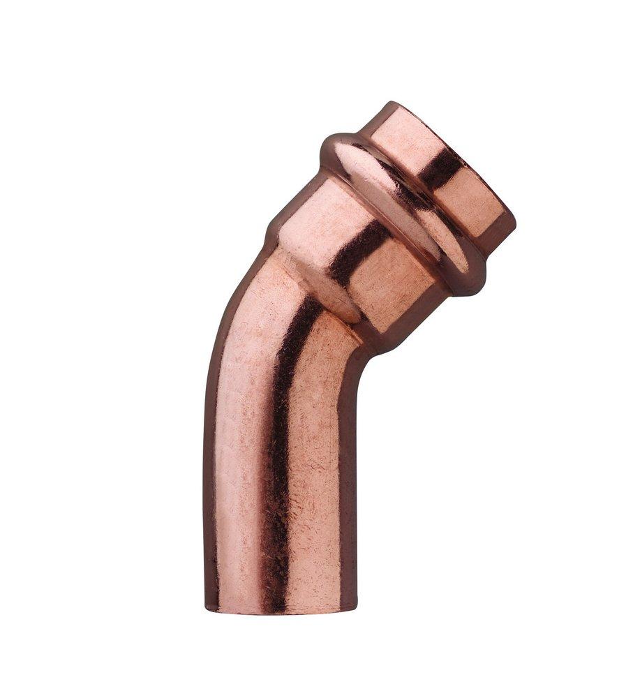 FNW&reg; Copper Press 45&deg; Street Elbow 