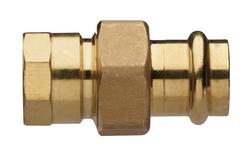 3/4 in. Copper Press x FPT Brass Union