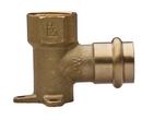 FNW&reg; Press x Fitting Drop Ear Brass 90 Degree Elbow 