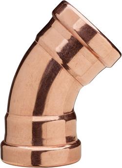 3 in. Copper Press 45&deg; Elbow
