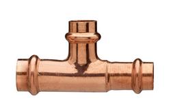 1 x 3/4 x 3/4 in. Copper Press Tee