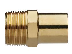 1 in. Male Sweat x MPT Brass Adapter