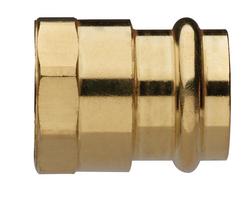 1/2 x 3/4 in. Copper Press x FPT Brass Adapter