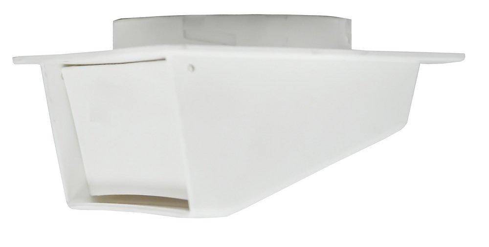 Builder's Best White 3 x 5-3/5 in. Polypropylene Dryer Vent 