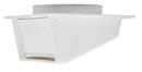 Builder's Best White 3 x 5-3/5 in. Polypropylene Dryer Vent 