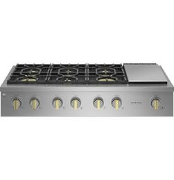 6-Burner 23000 BTU Sealed Cooktop in Black