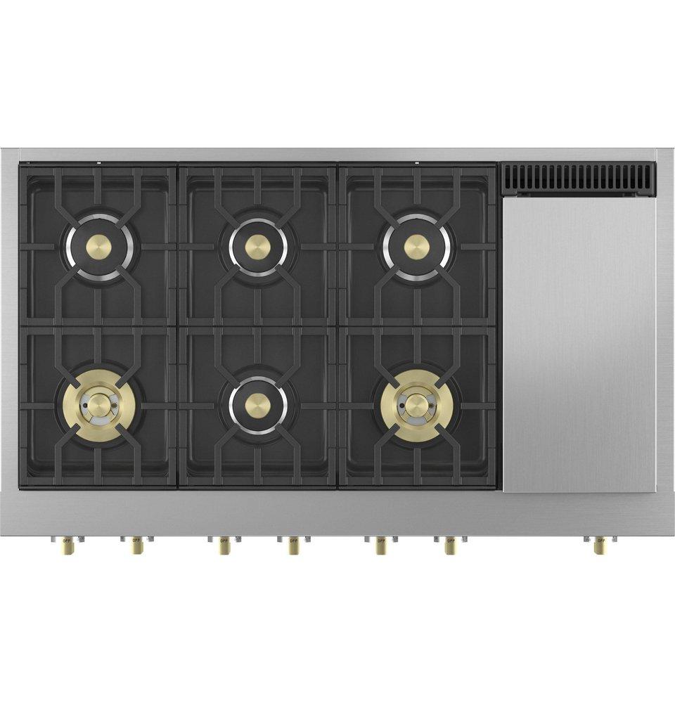 Monogram&reg; Black 6-Burner 23000 BTU Sealed Cooktop 