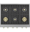 Monogram® Black 6-Burner 23000 BTU Sealed Cooktop 