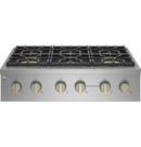 Monogram® Black 6-Burner 23000 BTU Sealed Cooktop 