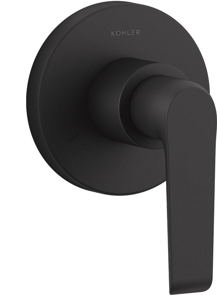 KOHLER Matte Black Transfer Valve Trim 