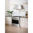 Monogram&reg; Stainless Steel 35-1/4 x 35-7/8 x 28-1/2 in. 23000 BTU 5.75 cu. ft. 6-Burner Sealed Dual Fuel Freestanding Range 