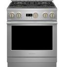 Monogram&reg; Stainless Steel 29-7/8 x 35-1/4 in. 21000 BTU 5.7 cu. ft. 4-Burner Sealed Gas Freestanding Range 